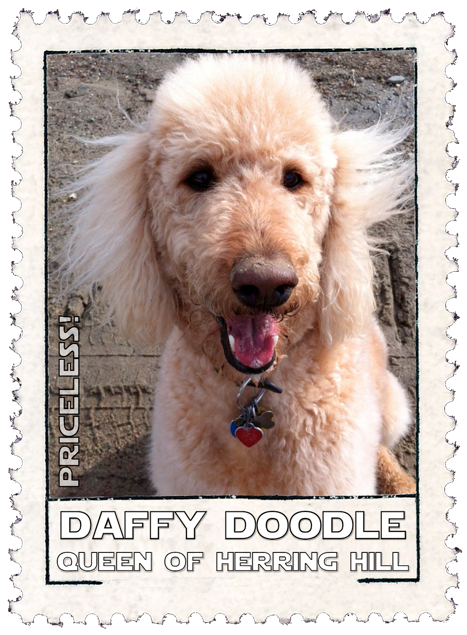Daffy's stamp from last year, a tribute to her wonderfulness.