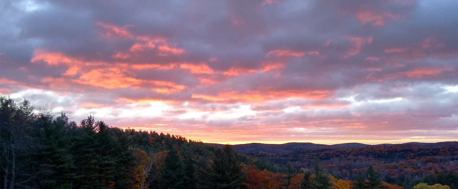 A beautiful morning on the Hill