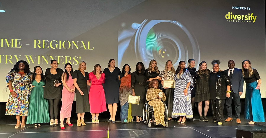 Blaze Awards 2024. Rosa is 2nd from left.