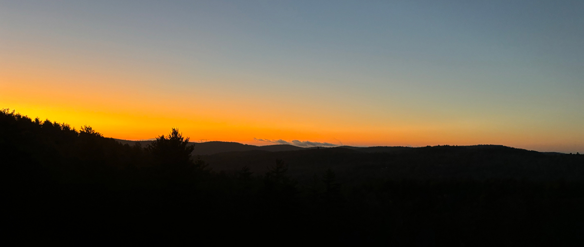 Sunrise on Herring Hill, November 6, 2024